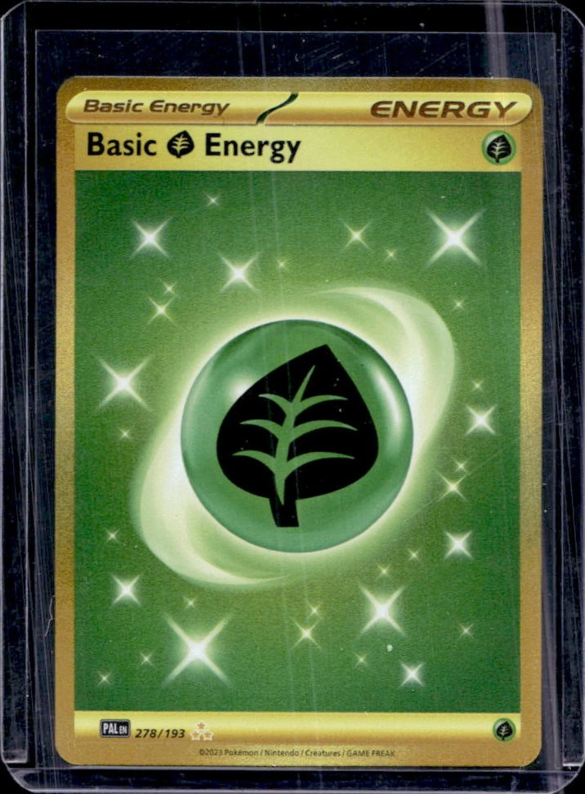 2023 Pokemon SV Paldea Evolved Basic Grass Energy Hyper Rare #278/193