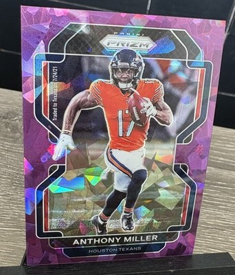Anthony Miller 2021 Panini Prizm Purple Ice Parallel /225 Texans