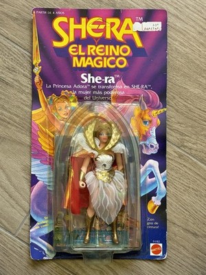 Mattel Vintage 1986 SHE-RA Figur Neu Versiegelt Blister MOC Spain Version MOTU