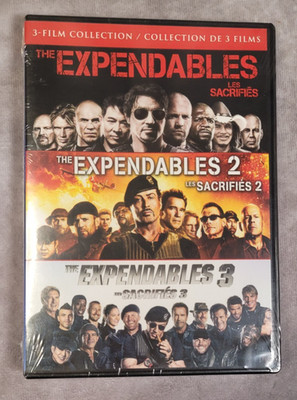 The Expendables Trilogy DVD Set NIP Sealed Action Films 1 2 3