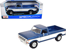 Maisto 1979 Ford F150 Blue 1:18 Diecast Model...
