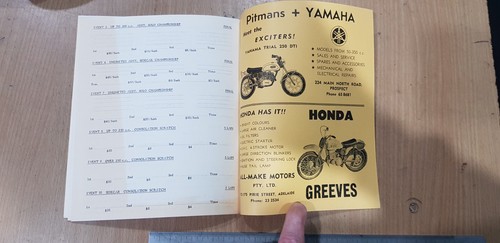 1968 AUSTRALIAN MOTOR CYCLE CHAMPIONS PROGRAM ST.KILDA SOUTH AUSTRALIA - Picture 12 of 13