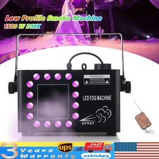 1500W Low Profile Hazer Haze Smoke Machine Theater DMX Stage DJ Effect Party