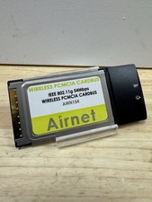 Airnet 802.11g 54Mbps Wireless PCMCIA Cardbus AWN154 F2