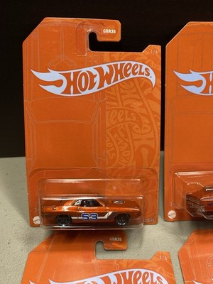 Complete set Of 6 Hot Wheels 53rd Anniversary Orange Chase Gazella