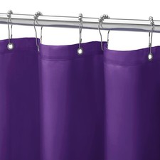 Purple Fabric Shower Curtain or Liner, 72x72 Waterproof Shower Curtain Liner ...
