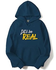ADRO Let's Be Real Mens Printed Hoodies/Mens Sweatshirts