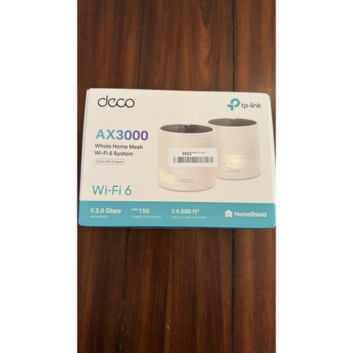 TP-Link Deco AX3000 WiFi 6 System - Whole Home Coverage, Fast Wireless - 2 Pack - Afbeelding 2 van 3