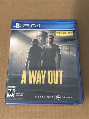 A Way Out (Sony PlayStation 4, 2018) PS4 EA Originals Game New Sealed HTF RARE