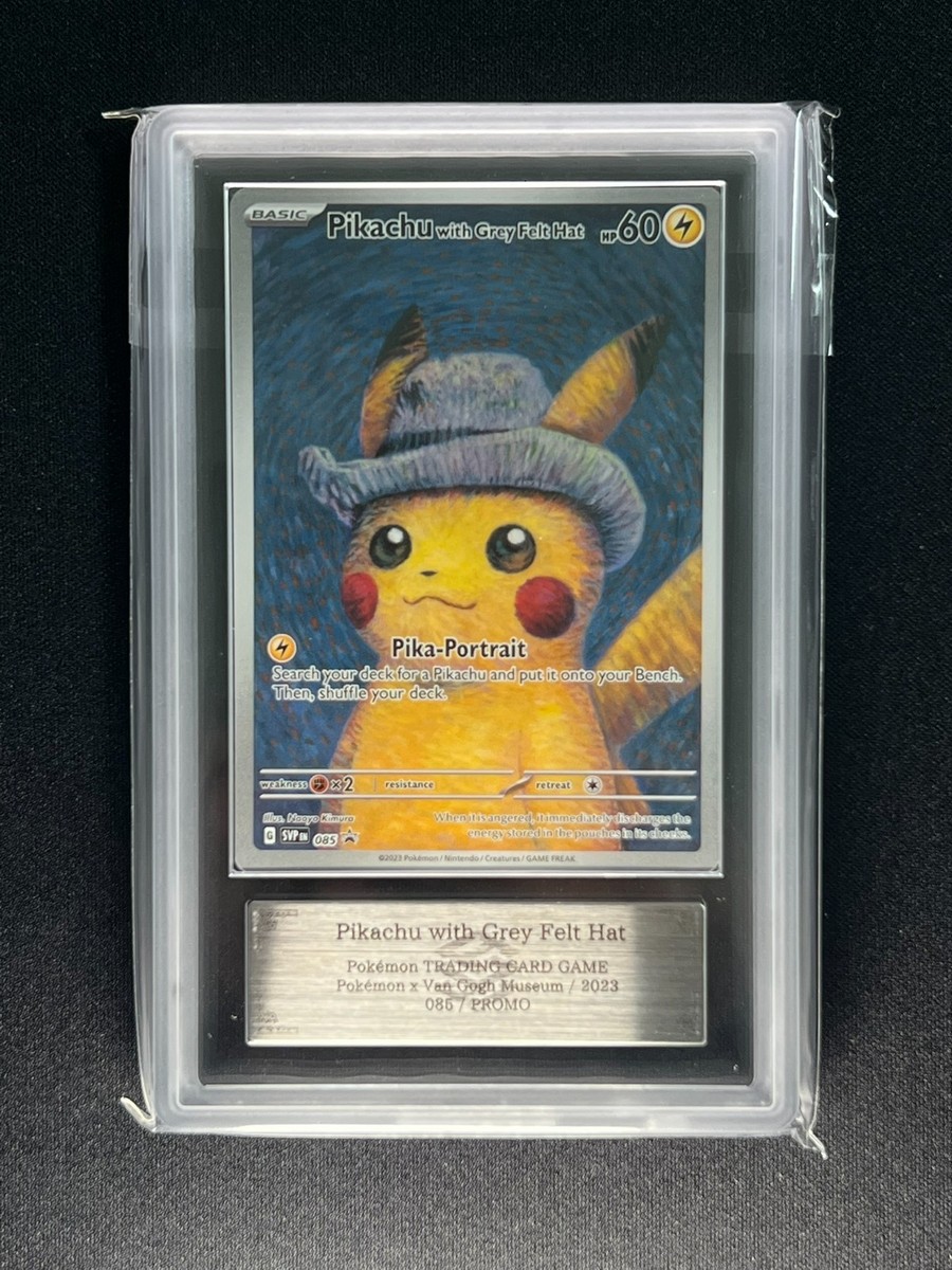 ARS 9] Pikachu With Grey Felt Hat Van Gogh Museum Pokemon
