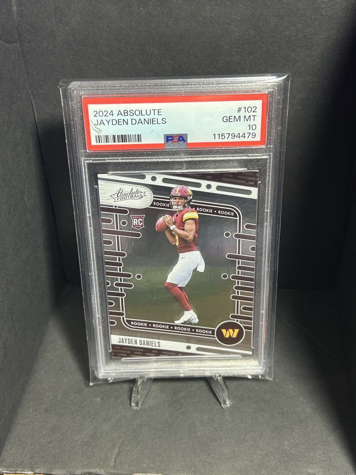 2024 Panini Absolute - Rookies Jayden Daniels #102 (RC) PSA 10
