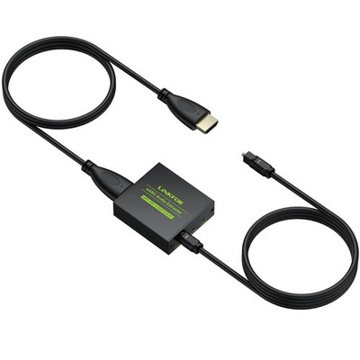 eARC/ARC Audio Extractor, HDMI eARC to Optical Converter with Audio Signal In...