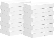 16 Pack Large Gift Boxes with Lids 17 x 11 x 4 Inches Extra Deep White Gift B...
