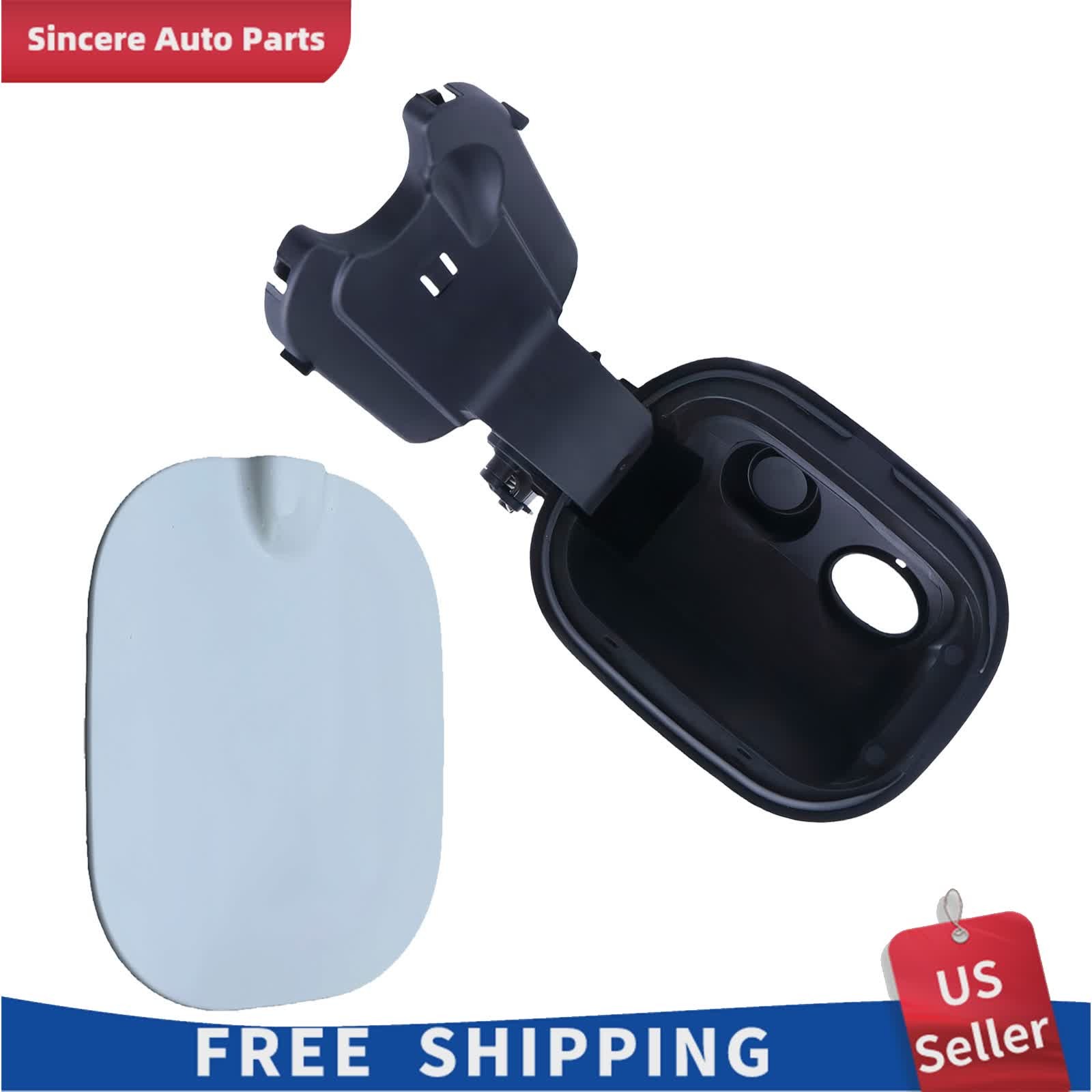 Fuel Tank Filler Pipe Housing with white Cap Door For 19-25 Chevy Silverado 1500 thumbnail 21