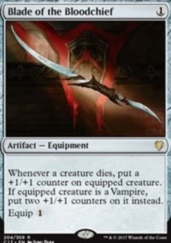 Near Mint x 1 Blade of the Bloodchief Commander 2017