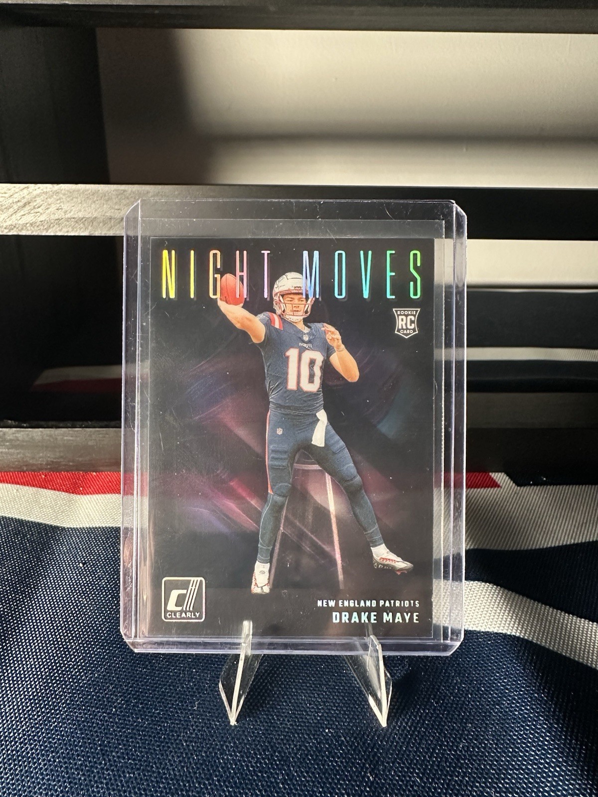 2024 PANINI DONRUSS CLEARLY DRAKE MAYE NIGHT MOVES ROOKIE CASE HIT SSP