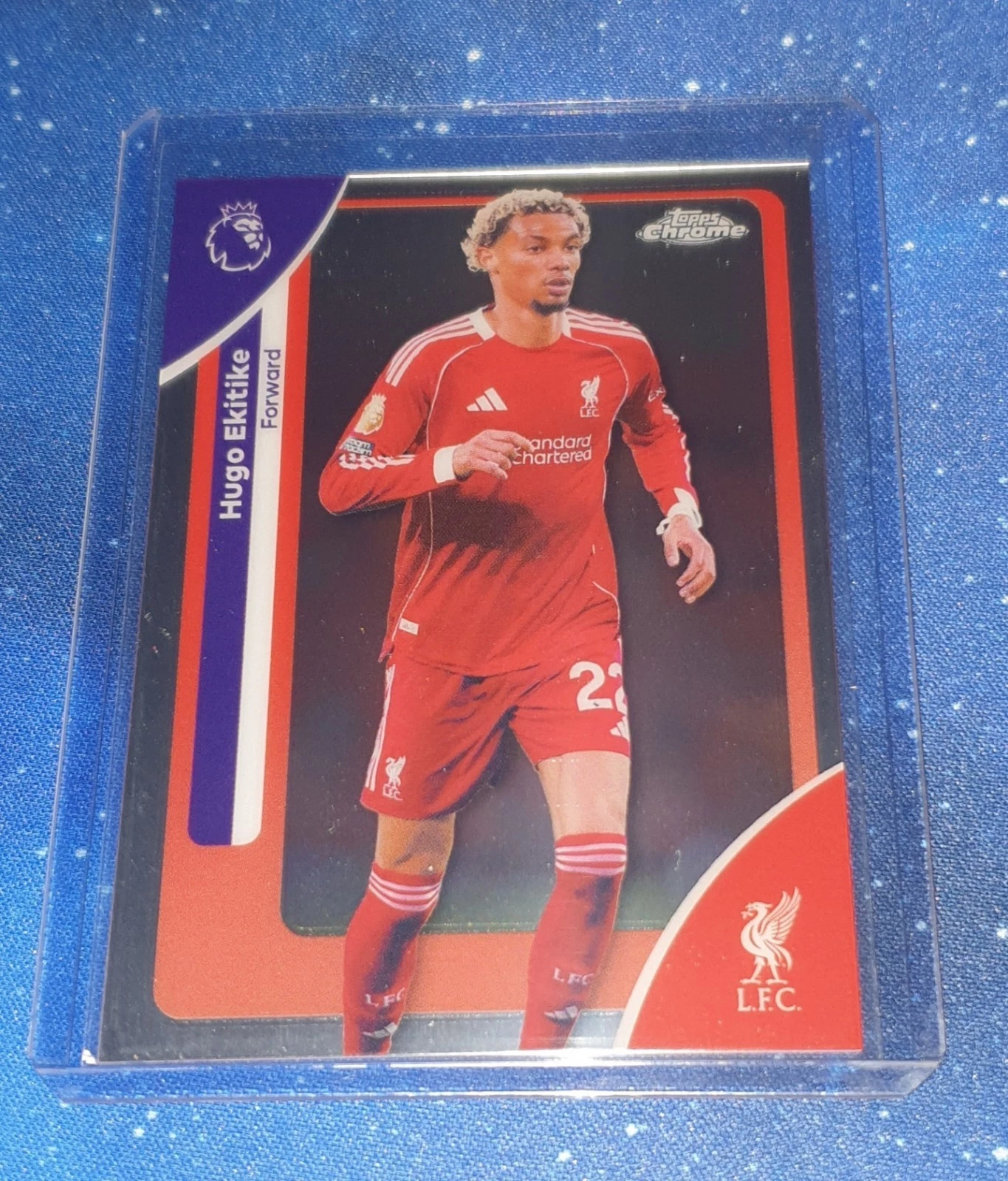 2026 Topps Chrome Premier League Soccer Hugo Ekitike #120