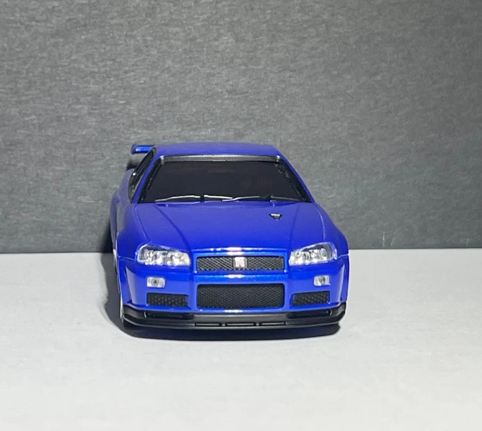 Kyosho Dnano Nissan GT-R Blue FX Series RTR Set! Tested Working with Battery - Image 4 of 4