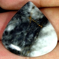 36.00Cts Natural Buffalo Turquoise Pear Cabochon Gemstone 30X31X5MM