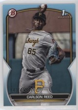 2023 Bowman Draft Sky Blue 143/499 Carlson Reed #BD-11 12yh