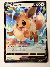 Eevee V 108/159 SWSH: Crown Zenith Holo on eBay