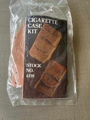 NOS Leather Cigarette Case Kit #4219 Leathercraft Patterns