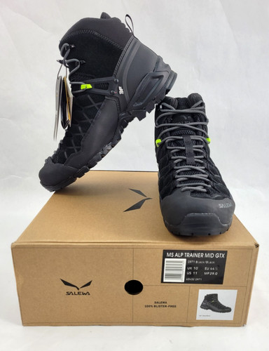NEW Salewa Men's MS Alp Trainer MID GTX Gore-Tex Waterproof Hiking Boots - 11