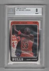 MICHAEL JORDAN 1988-89 FLEER BASKETBALL VINTAGE BASE CARD #17 BGS 8 NM-MT BULLS