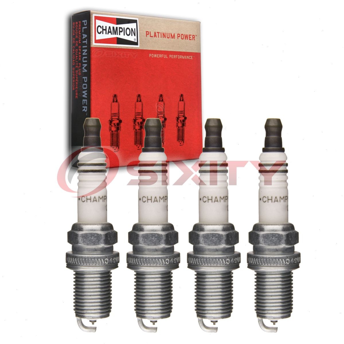 4 pc Champion Platinum Spark Plugs for 2012-2020 Chevrolet Sonic 1.4L L4 yd