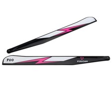 Vulcan Rotors Evo 700mm Carbon Fiber Main Blade Combo Set Pink Vul-700evop