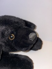 FAO Schwarz Black Lab Plush Stuffed Animal