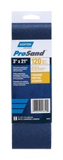 Norton 07660702225 Zirconia Alumina 120-Grit Sanding Belt 21 L x 3 W in.