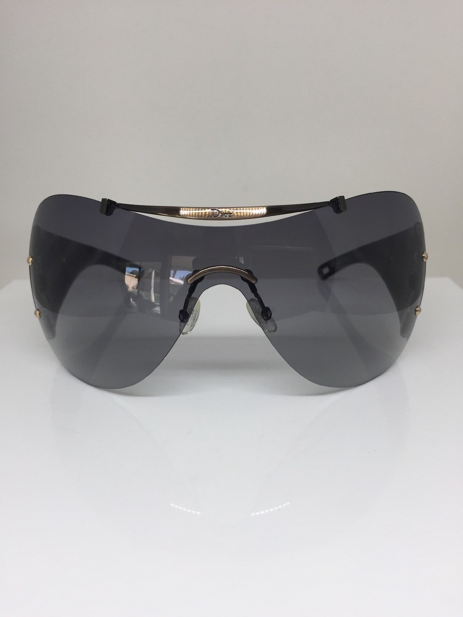 New Dior Diorito 1 Aviator Sunglasses Shield C. Antique  display picture 1