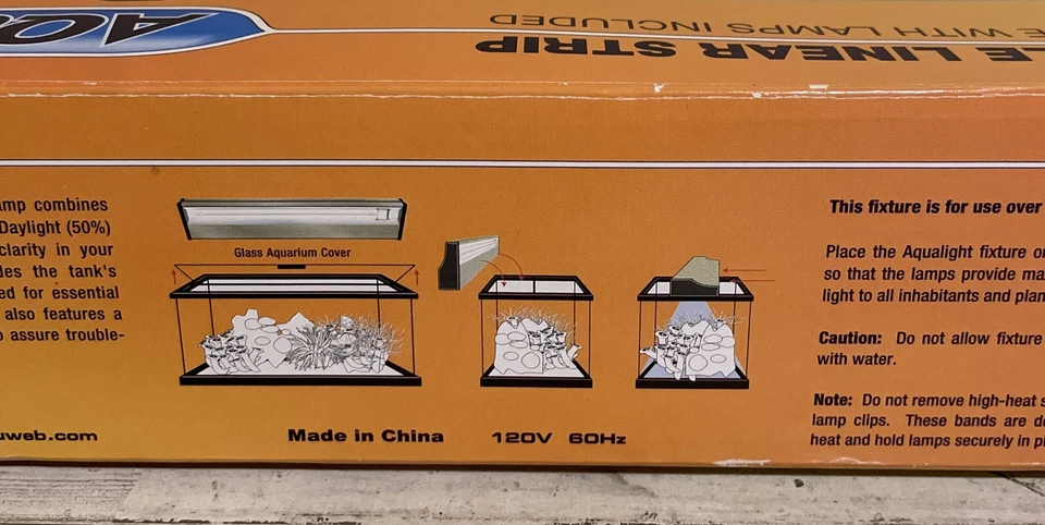 Coralife Deluxe Series Aqualight 20in 28W For Saltwater Reef Freshwater Aquarium - Image 3 of 4