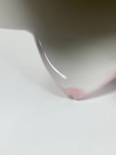 Fitz And Floyd Vintage Pastel Pink & Green Tulip Taper Candle Holder READ - Picture 9 of 11