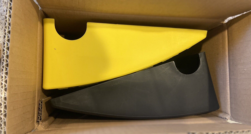 RV Ramp Heavy Duty Auto Boat Curb Ramp Loading Dock Drive Way Black Yellow NEW - Picture 7 of 8
