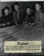 1967 Press Photo Richard & David Young, Gary Dunegan, Randy Pulda - cvb36019