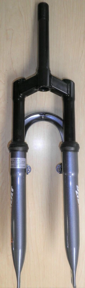 GROUND ASSAULT 24" METALLIC GRAY BICYCLE SUSPENSION FORK BIKE PARTS 728 - Image 4 of 4
