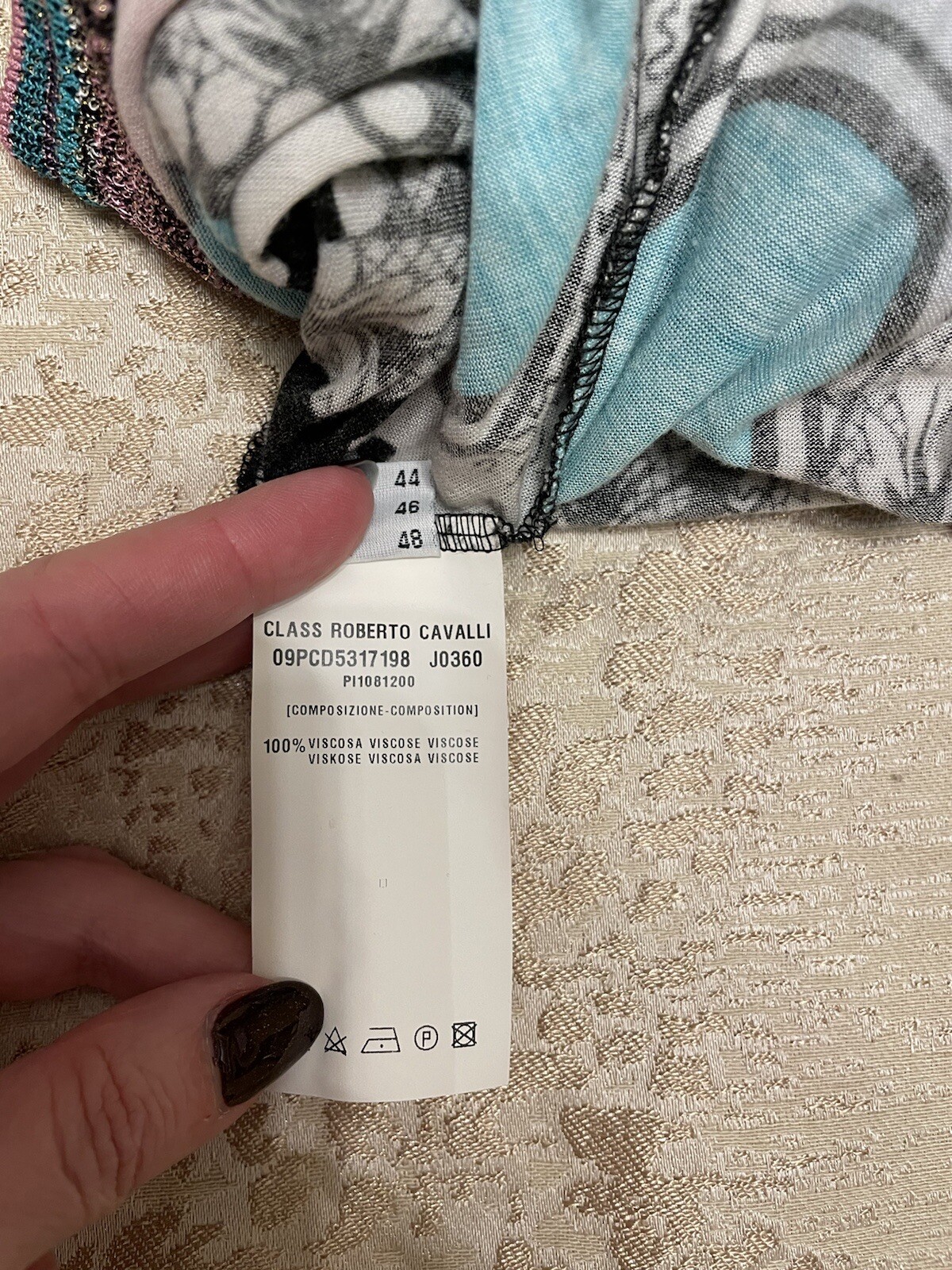 AUTHENTIC CLASS ROBERTO CAVALLI WOMENS SHIRT, SIZ… - image 9