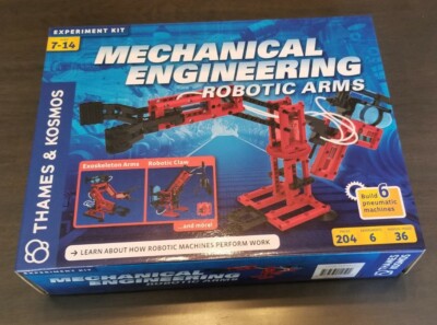 Thames & Kosmos Mechanical Engineering Robotic Arms Experiment Kit NEW Sealed