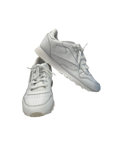 Reebok Women Classic Leather Shoes Ftwr White / Ftwr White / Pure Grey 3 GZ6097 - Picture 7 of 9