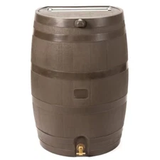 RTS Home Accents 50-Gallon Rain Barrel with Brass Spigot,  Assorted Styles 