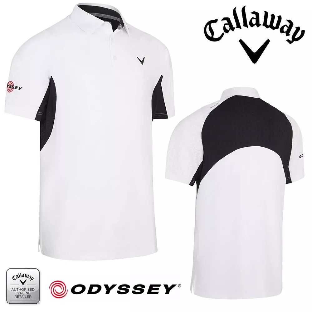 callaway white golf shirt