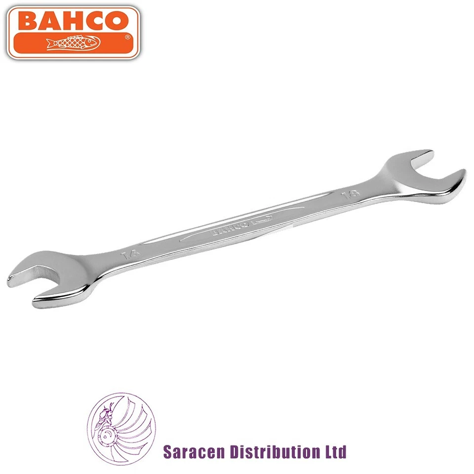 BAHCO DOUBLE OPEN END WRENCH METRIC 17mm x 19mm - 6M-17-19