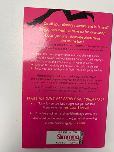 Only Fat People Skip Breakfast Slimming Magazin Lee Janogly Taschenbuch Buch - Bild 6 von 7