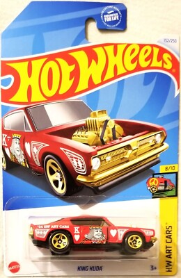 ミニカー HotWheels Redline KING KUDA Hot Wheels Redline King 'Kuda Car 1969 Green Gray Int. Made In