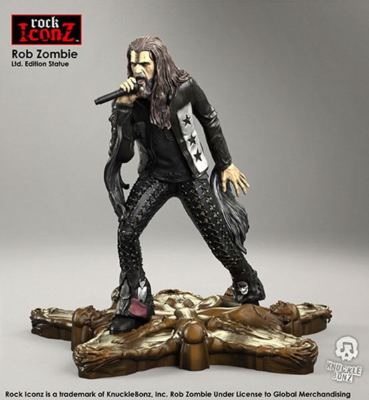 WHITE ZOMBIE: Rob Zombie (Lim. 1965) ROCK ICONZ 197 STATUE KNUCKLEBONZ