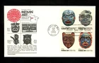 US FDC #1834-1837 Aristocrat 1980 Spokane WA Native American Indian Art Masks
