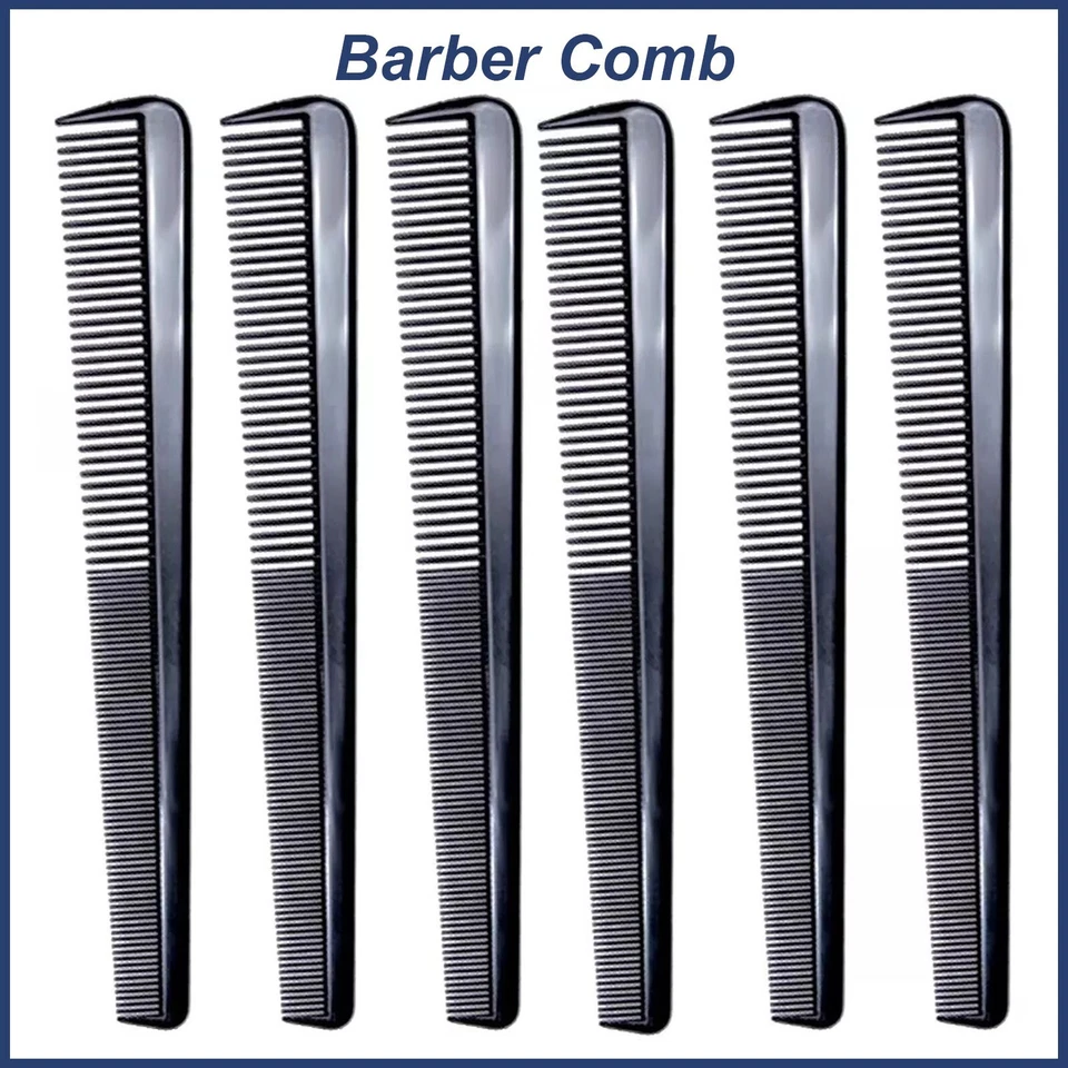 6Pcs Pocket Hair Comb 7" Beard & Mustache Combs for Men's Hair Beard Barber - Image 4 of 4
