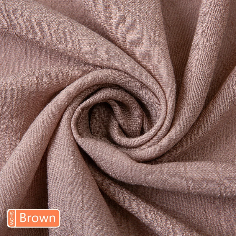 Linen Cotton Fabric Plain Flax DIY Material Craft Clothes Dress Shirt Summer Red - Image 3 of 4